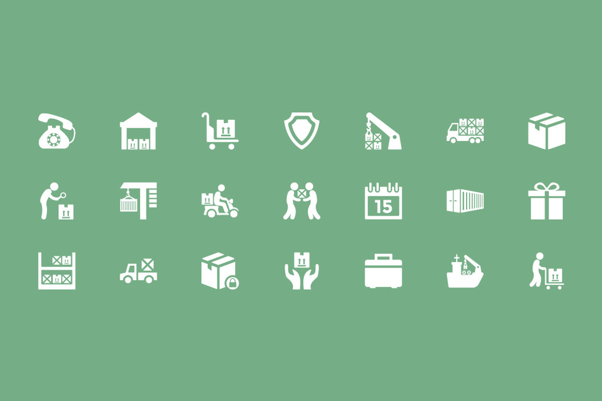 100+ Logistics Delivery Vector Icons preview 4