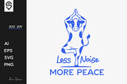 Meditative Yoga Cow T-shirt Design, an Animal Illustration by shaondesigns (Thumbnail 1 of 6)