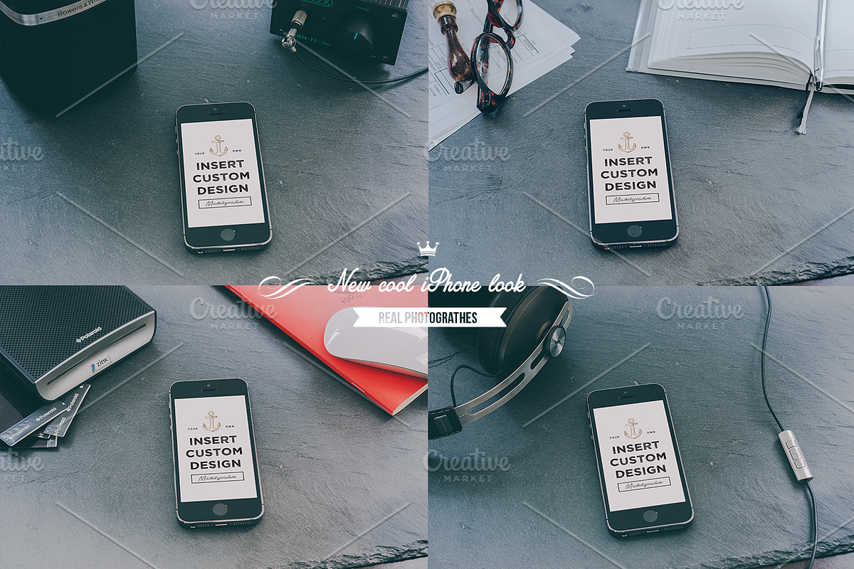 10 Cool iPad & iPhone mockups, an iPhone Mockup by Madebyvadim (Photo 3 of 5)