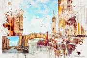 Watercolor Photoshop Mock-ups, an Action Add-On by SlideSalad (Thumbnail 17 of 36)
