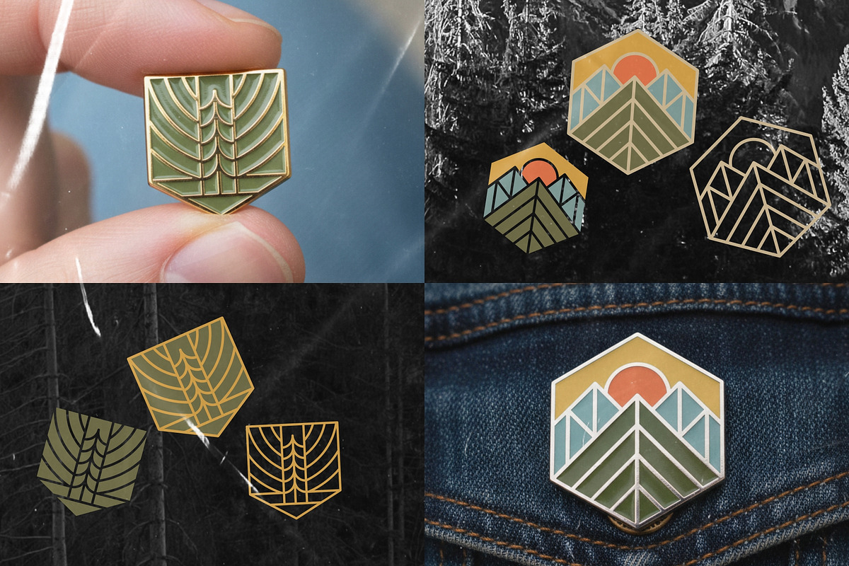 Abstract Outdoor Badges, an Illustration by Firowerk (Photo 4 of 8)