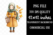 Hijabi Clipart Bundle, an Illustration by Designking (Thumbnail 4 of 5)