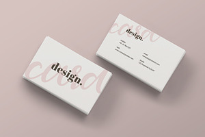 Minimal Business Card Mockup Vol. 2