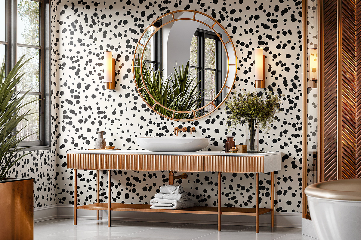 Speckled Dots, a Pattern Graphic by MalyskaStudio (Photo 2 of 17)