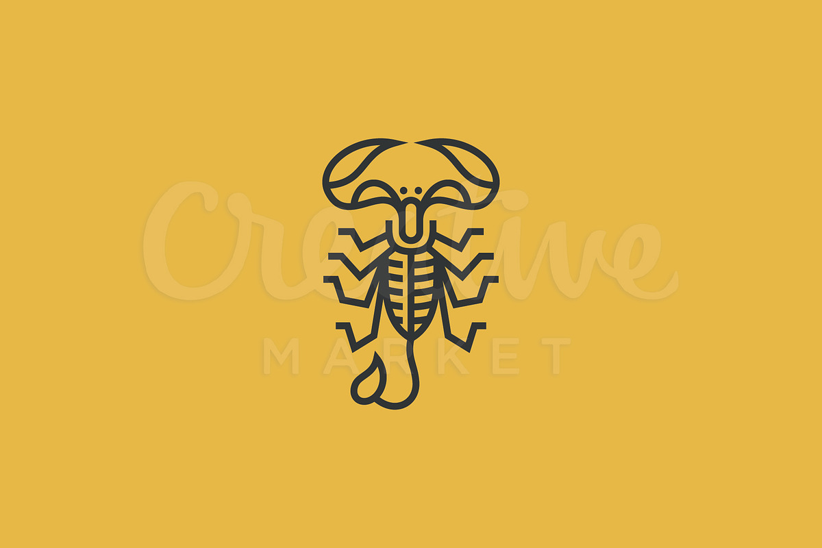 Scorpion Logo, a Branding & Logo Template by nospacestore