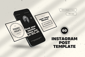 120 Tattoo Artist Instagram Template