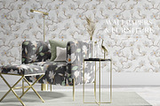 Watercolor White Magnolia Mijelo, a Pattern Graphic by Alisa Fimen Design (Thumbnail 2 of 12)