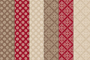 Ruby Red Christmas Clipart & Papers, an Illustration by Amanda Ilkov (Thumbnail 5 of 5)