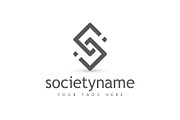 S Interlaced Squares Custom Logo, a Branding & Logo Template by ARTE MIGUEL (Thumbnail 3 of 3)