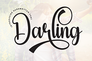 Darling | Script Font, a Handwritten Font by Scratchones (Thumbnail 1 of 9)