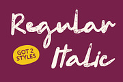 CS Sandra Stamp, a Script Font by Craft Supply Co. (Thumbnail 3 of 8)