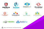 Logo Bundle (50 designs), a Branding & Logo Template by Avartde Creative (Thumbnail 6 of 6)