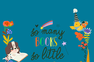 Animals Sitting On Stacks Of Books