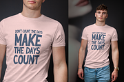 Men's T-shirt Mock-up, a Shirt Mockup by Mint Pixels (Thumbnail 2 of 7)