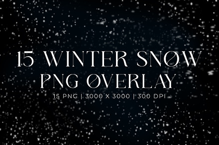Winter Snow Overlay, an Object Graphic by Pitchlook.Studio