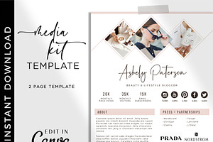 Influencer Media Kit Template