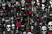 20 Seamless Emo Doodles Patterns, a Pattern Graphic by Nordic Design (Thumbnail 4 of 9)