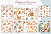 Sea Voyage Watercolor Clip Art, an Object Graphic by Andre_Eva (Thumbnail 10 of 12)