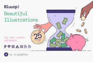 Bluurp! Illustration Kit