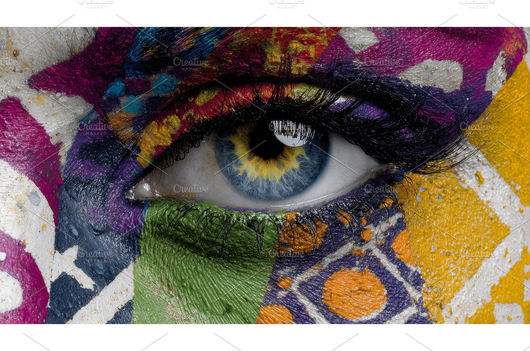 Vibrant abstract paper arts are, an Abstract Photo by ZinetroN