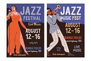 Jazz music concert, posters designs, a Background Graphic by Good Studio (Thumbnail 2 of 7)