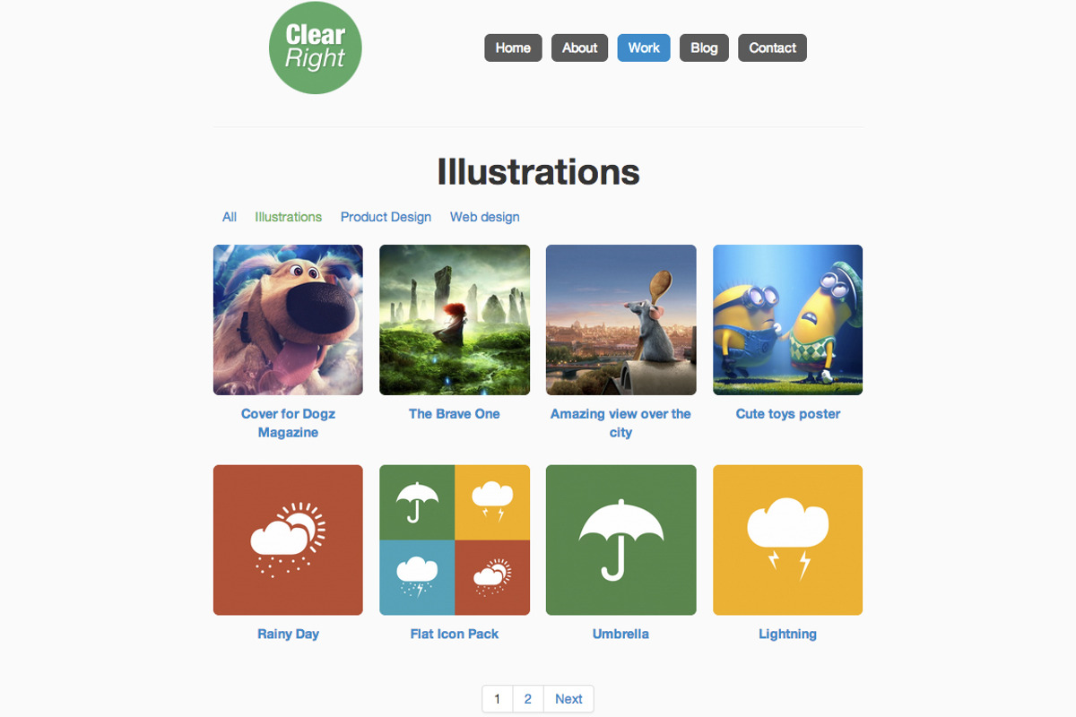 Clear-Right WordPress Theme, a WordPress Template by Pixelcrowd (Photo 4 of 5)