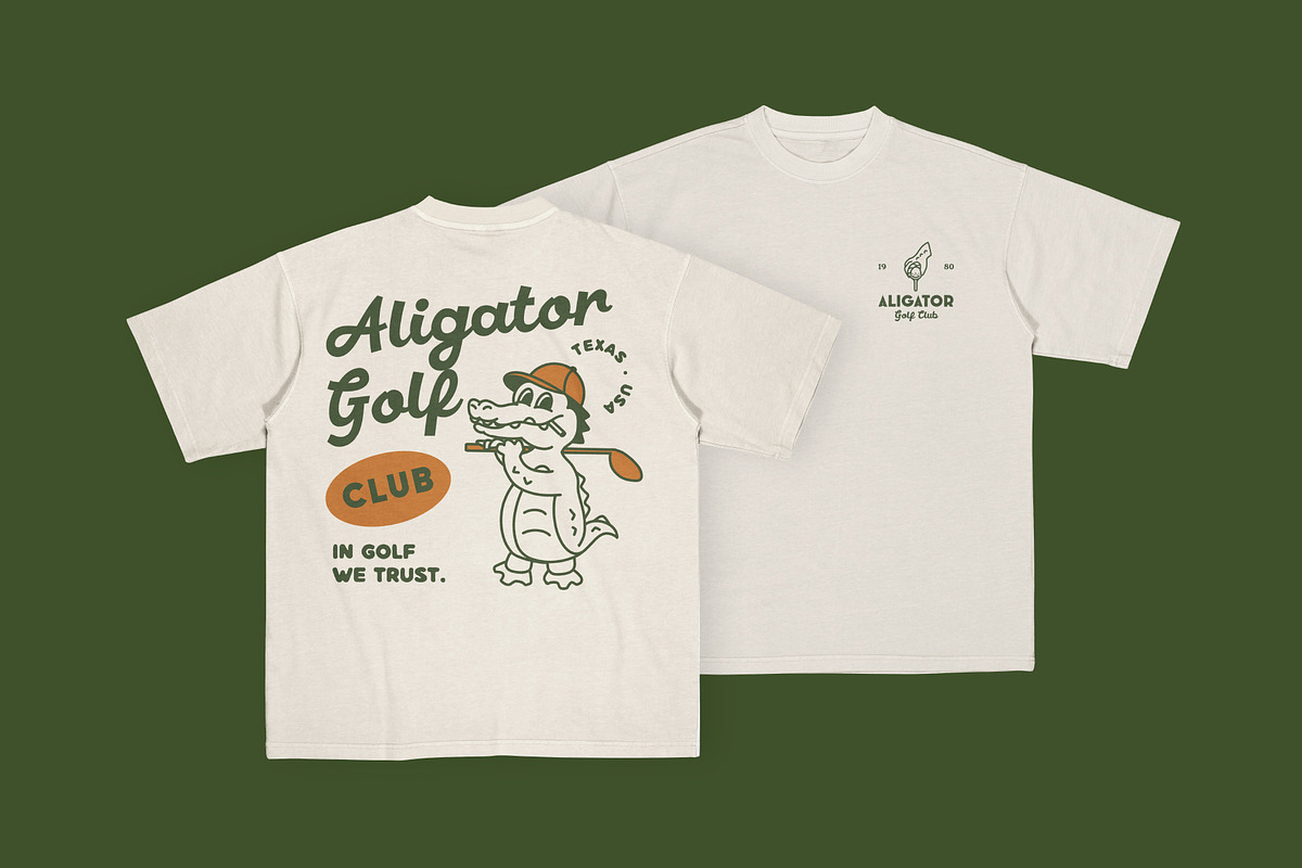 Golf Mascot Illustration Pack, a Sport Illustration by Skilline Supply Co. (Photo 8 of 11)