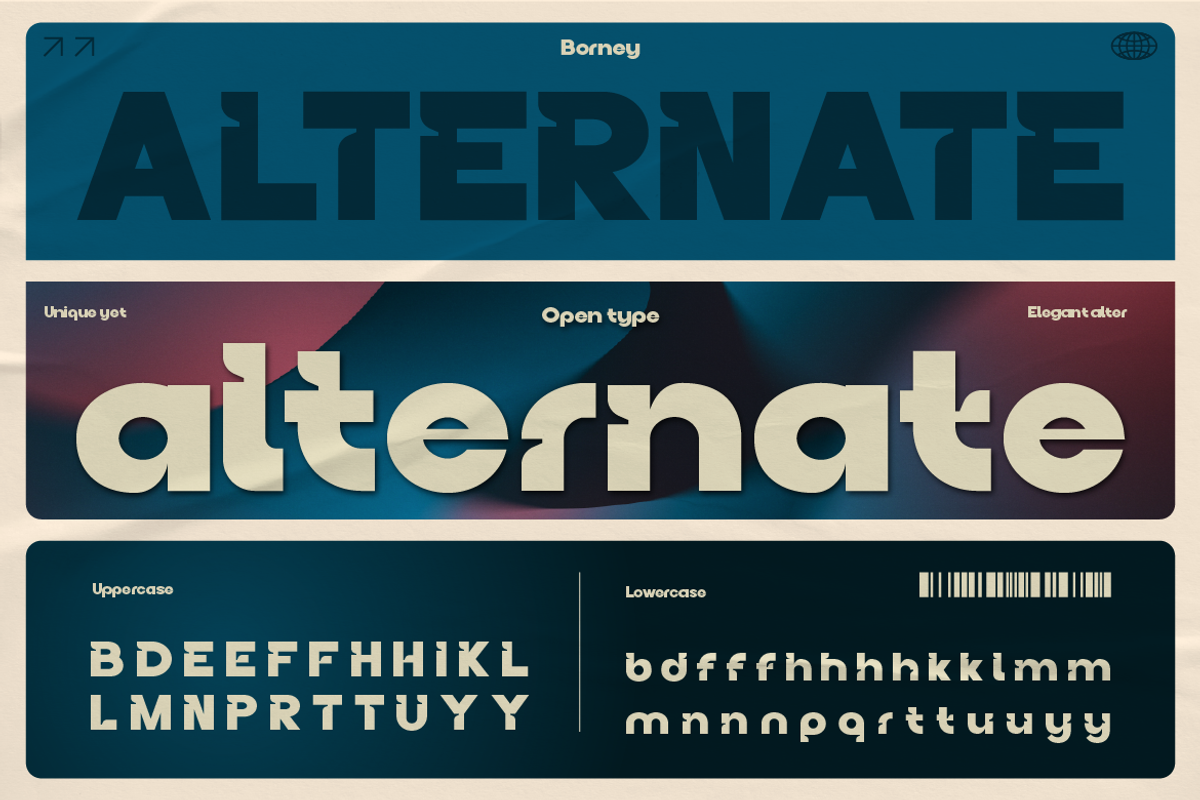 Borney, a Sans Serif Font by Burntilldead (Photo 5 of 13)