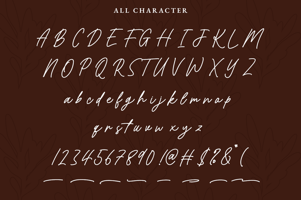 Bromrose Sands Signature, a Script Font by Rillatype (Photo 12 of 13)