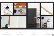 Architect Interior Design WordPress, a WordPress Template by UInstrument (Thumbnail 1 of 10)