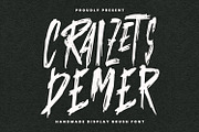 Craizets Demer Handmade Brush Font, a Handwritten Font by Maulana Creative (Thumbnail 1 of 7)