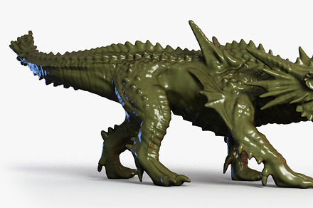 3D Dragon, an Animal 3D Model by Giimann