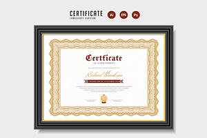 015. Clean Certificate Template