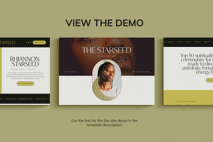 Spiritual Business Website Template