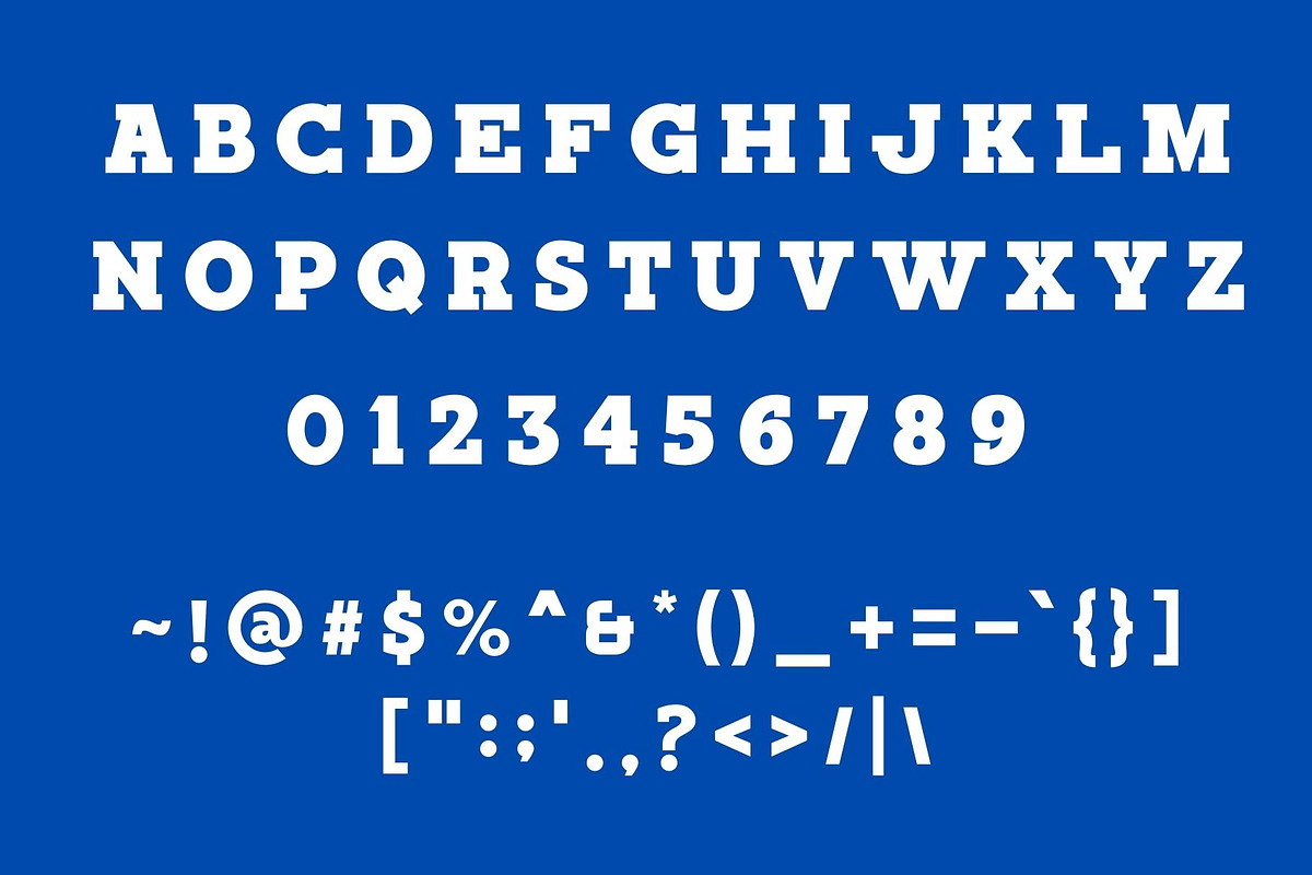 Karens - Modern Slab Serif Typeface, a Slab Serif Font by Font Kingdom (Photo 5 of 6)