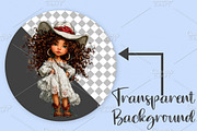 Whimsical Summer Western Girl PNG, an Illustration by Canvas Craft (Thumbnail 2 of 7)