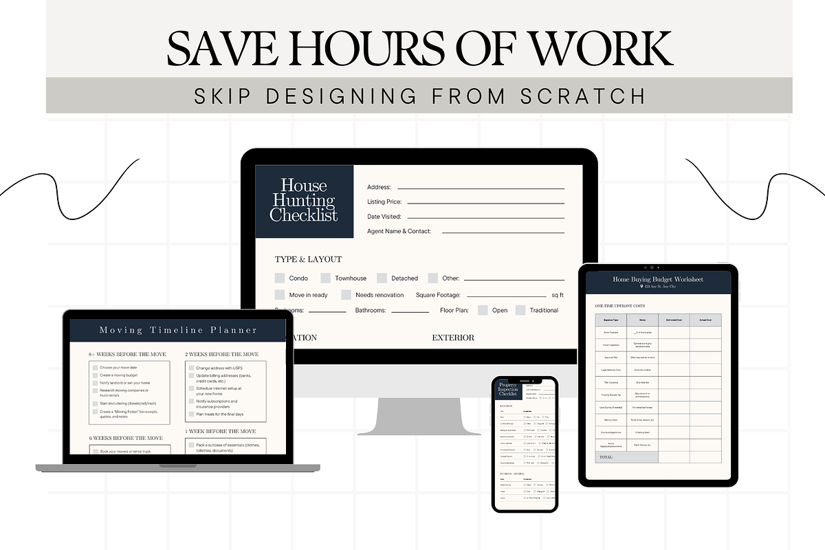 Home Buyer Guide Templates Bundle, a Stationery Template by Anna Design Studio (Photo 8 of 8)