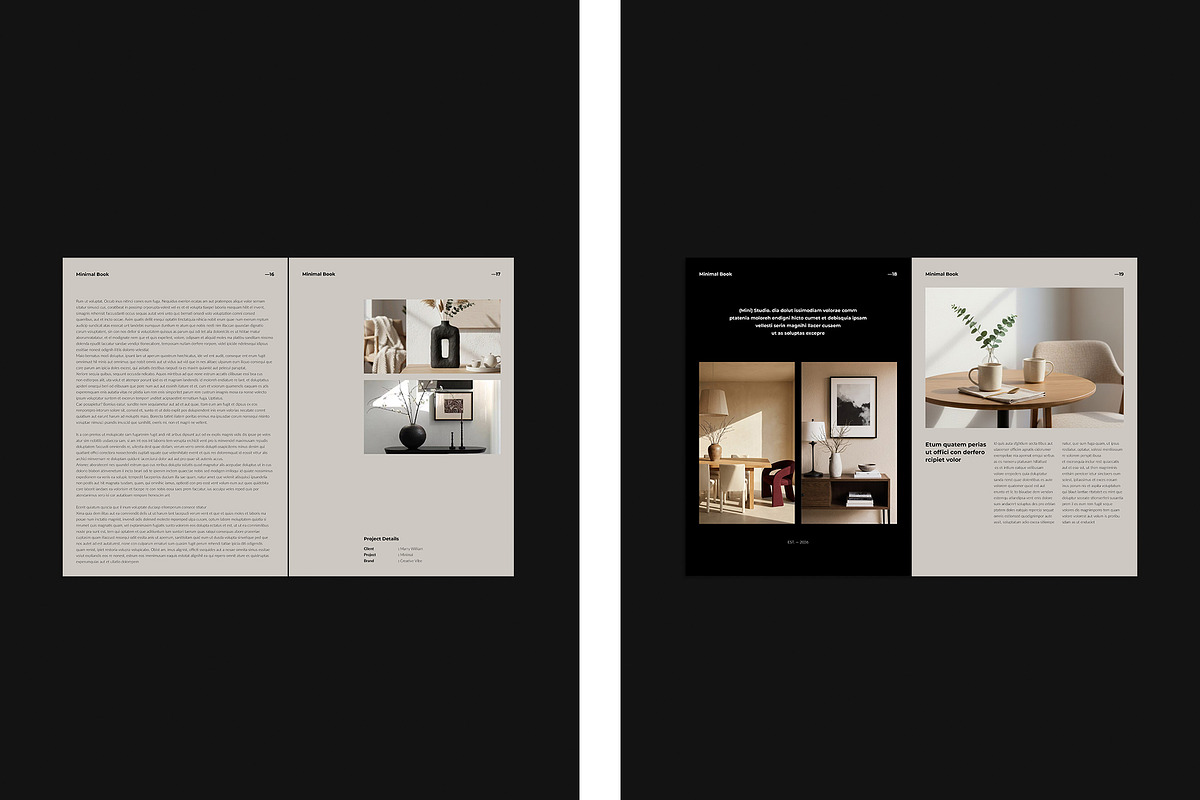 Minimal Editorial Book Layout -Canva, a Magazine Template by TemplateFolio-Shop (Photo 9 of 24)