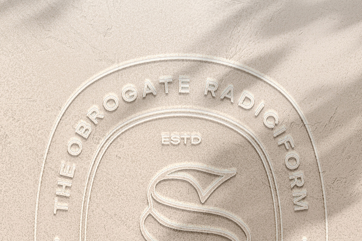 Wall logo mockup, a Merchandise Mockup by DesignNeutrons (Photo 3 of 4)