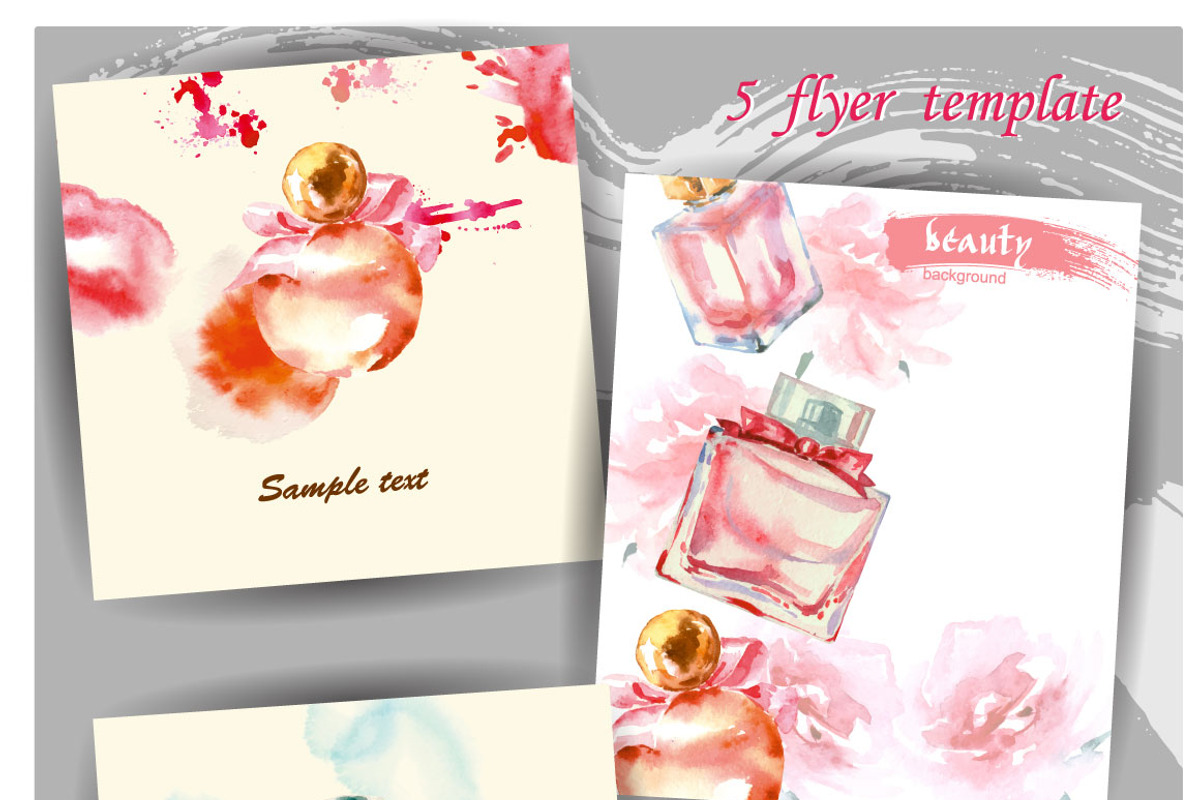 Watercolor  collection of perfume, an Object Graphic by Gulnara Khadeeva (Photo 2 of 4)
