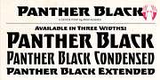 Panther Black, a Font by Device (Thumbnail 2 of 5)