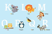 Cute Animal Alphabet, an Animal Illustration by GennyOnThePaper (Thumbnail 3 of 3)