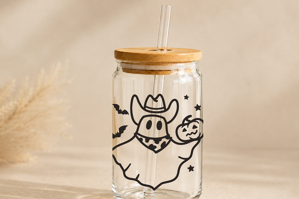Cowboy Ghost SVG Western Ghost PNG, an Object Graphic by TanchaArt (Photo 5 of 10)