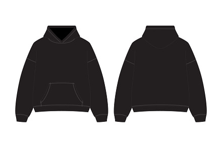 Streetwear Sweatshirt Mockup Design, an Illustration by S.i. Graphics®
