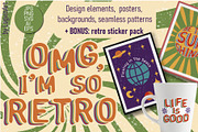 BIG RETRO COLLECTION, a Decorative Illustration by LogvinArt (Thumbnail 1 of 12)