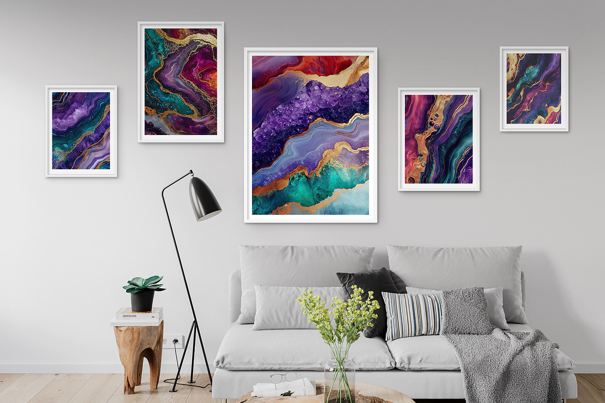 Iridescent Marble Illustration, a Decorative Illustration by Housui Patterns (Photo 12 of 12)