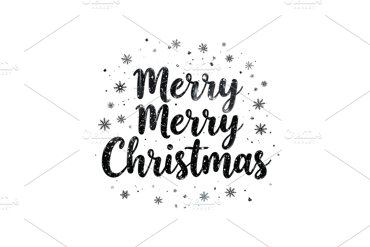Merry Christmas Quote designs, a Seasonal Illustration by Creative design (Photo 2 of 7)