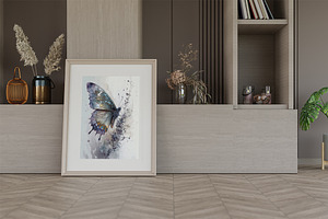 Watercolor Cute Butterfly Artwork