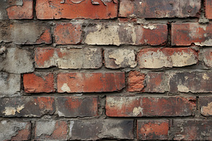 View an old weathered brick wall, a Photo by Pavel_design