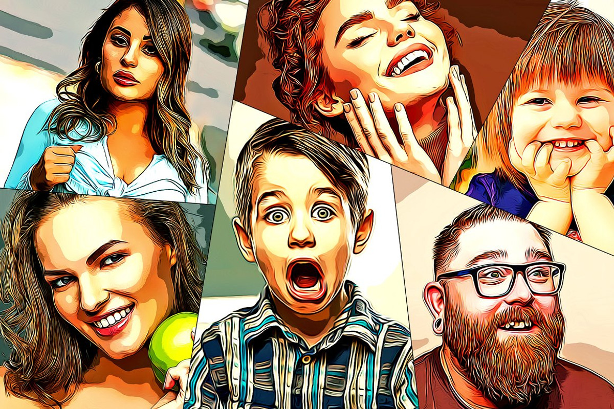 BUNDLE! 15 in 1 Oil Painting Effect, an Action Add-On by U_Design (Photo 14 of 16)